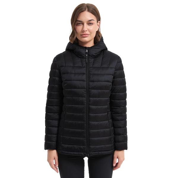 Womens Hawke & Co. Faux Fur Lined Puffer Jacket