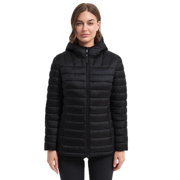 Womens Hawke & Co. Faux Fur Lined Puffer Jacket alternate view