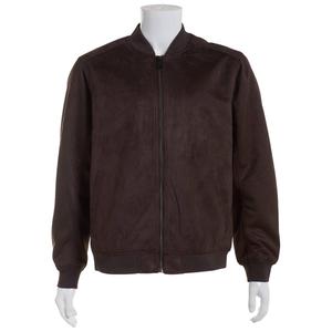 Mens Hawke & Co. Unfilled Faux Suede Bomber Coat alternate view