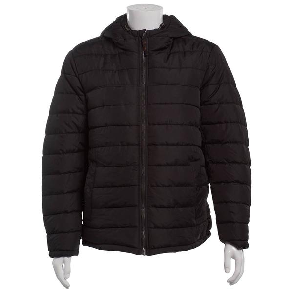 Mens Hawke & Co. Sherpa-Lined Quilted Coat alternate view