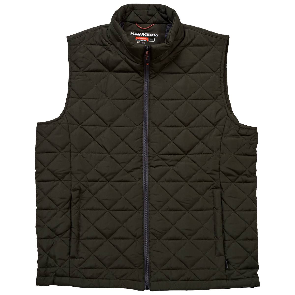 Mens Hawke & Co. Diamond Quilt Vest