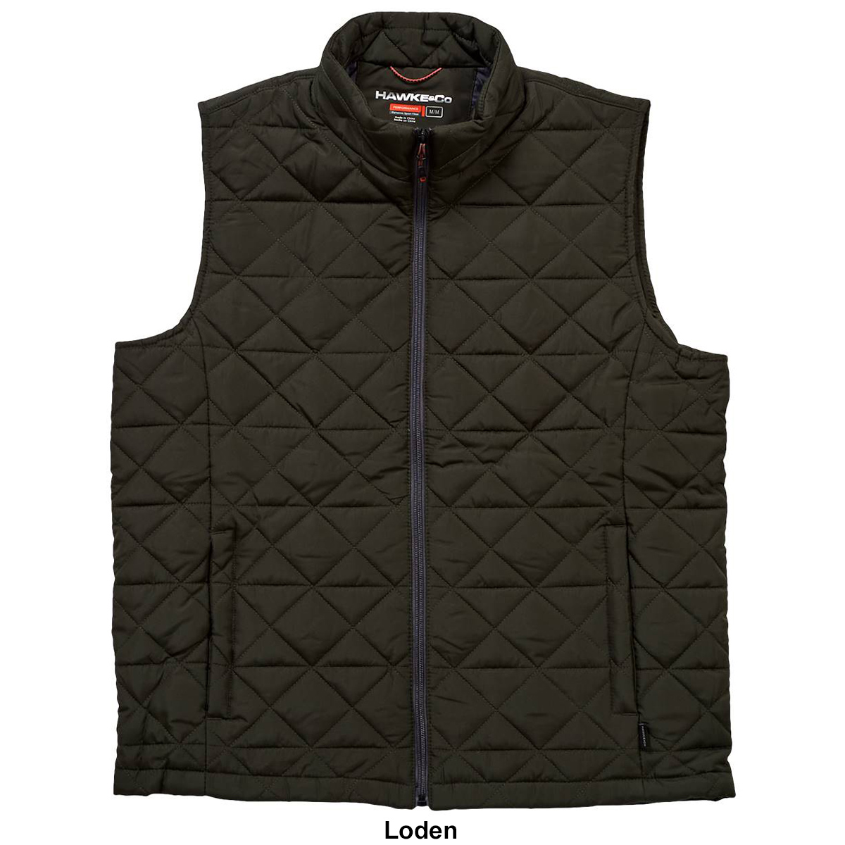 Mens Hawke & Co. Diamond Quilt Vest