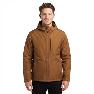 Mens Hawke & Co. Berber-Lined Hooded Coat