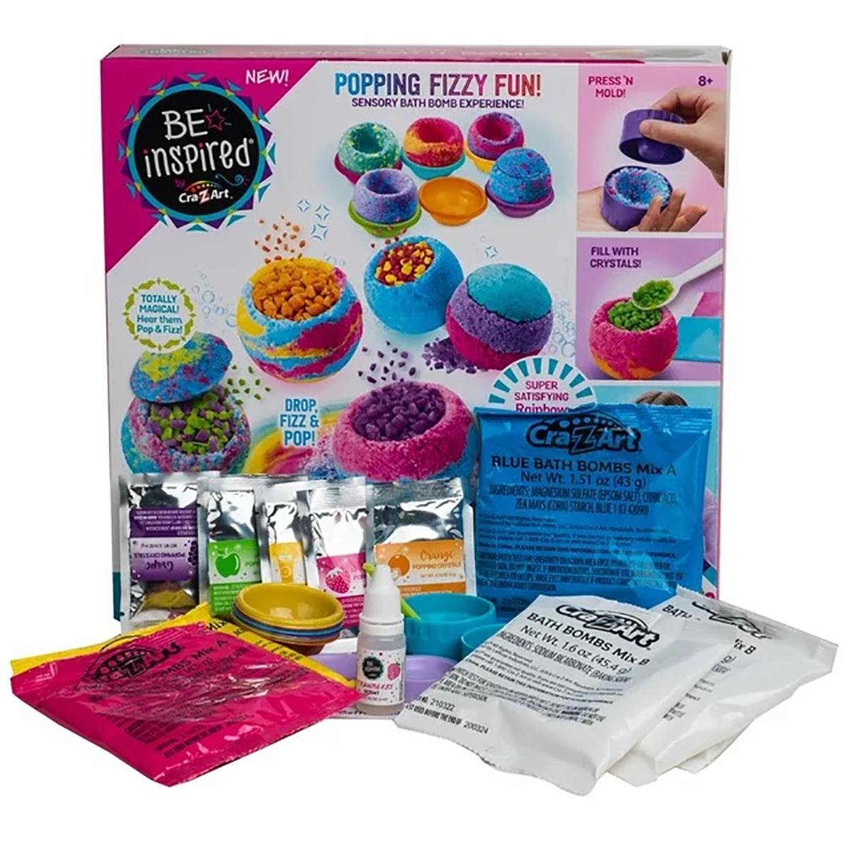 Cra-Z-Art(tm) Be Inspired Rainbow Bath Bomb Studio