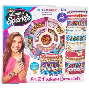Cra-Z-Art(tm) Shimmer 'n Sparkle A-Z Bracelets