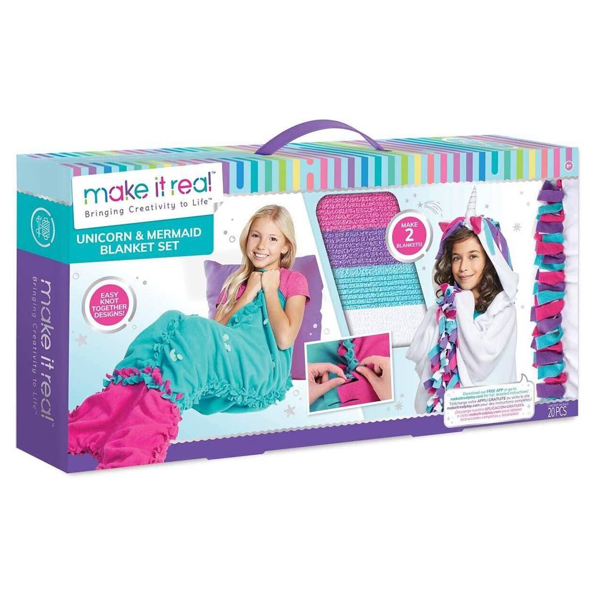 Make It Real(tm) 2-in-1 Knot A Unicorn & Mermaid