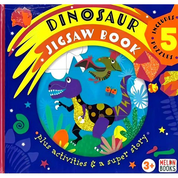 Dino Jigsaw Book