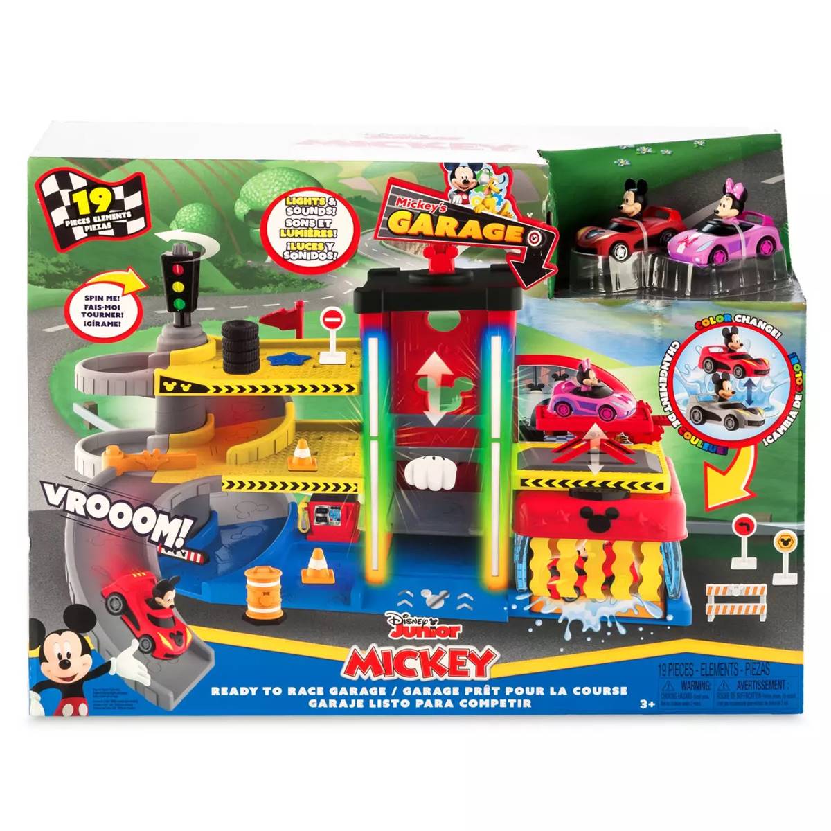 Disney Mickey Mouse Ready To Race Garage Play Set