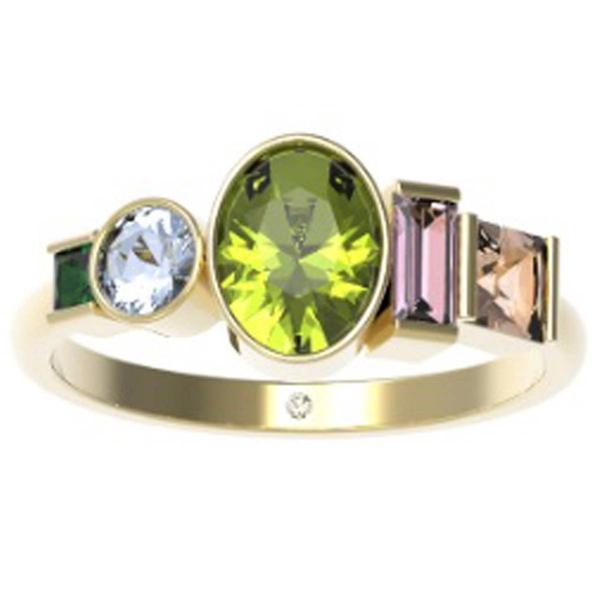 Ashley Cooper(tm) Mixed Multi-Color Stone Band