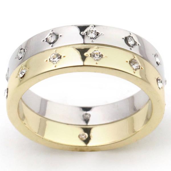 Ashley Cooper(tm) Two-Tone Starburst Stacking Band