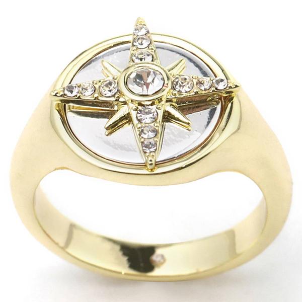 Ashley Cooper(tm) Gold North Star Signet Ring