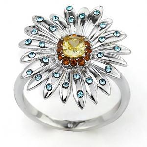 Ashley Cooper(tm) Silver-Tone Daisy Statement Ring