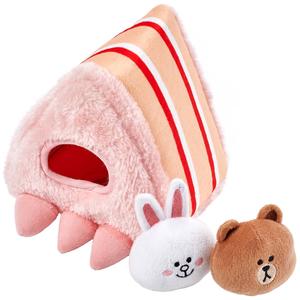 Zippy Paws Burrow Cake Dog Toy