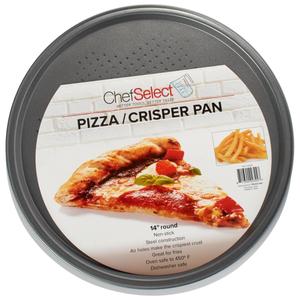 Chef Select Nonstick 14in. Steel Pizza Crisper