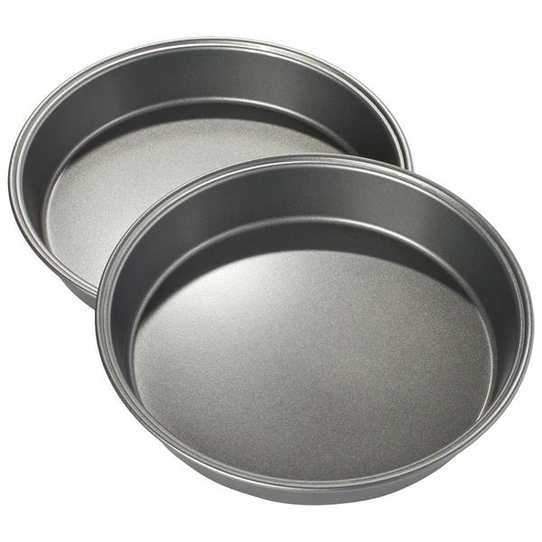 Chef Select Nonstick Set of 2 Round Steel Cake Pans