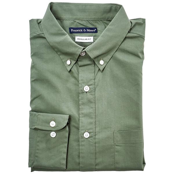 Mens Preswick & Moore(R) Regular Fit Dress Shirt - Laurel Wreath