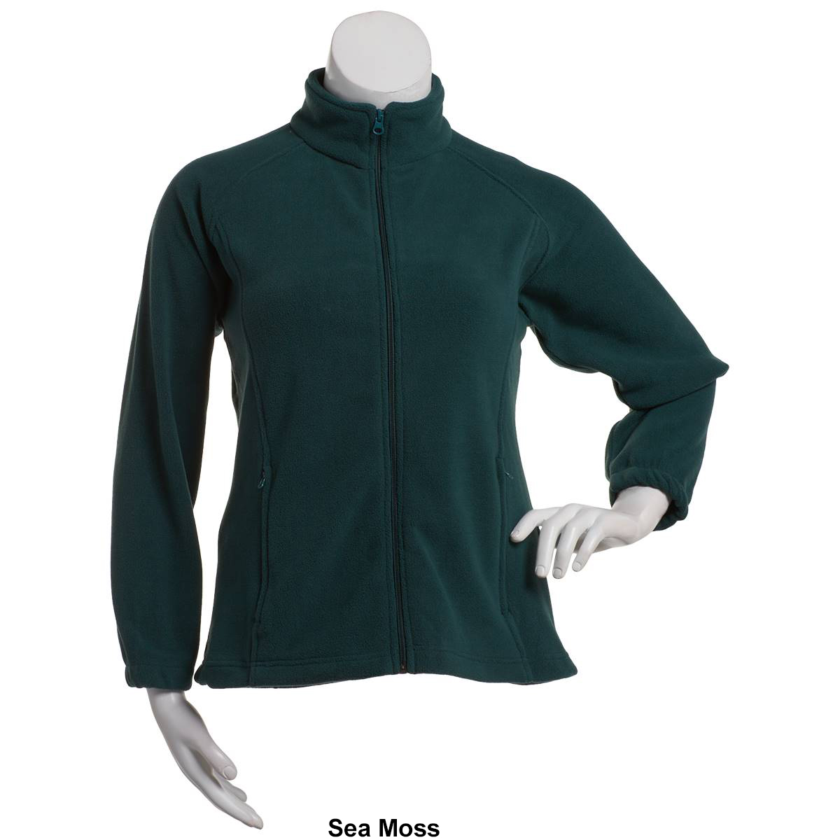 Petite Mountain Ridge Long Sleeve Fleece Jacket