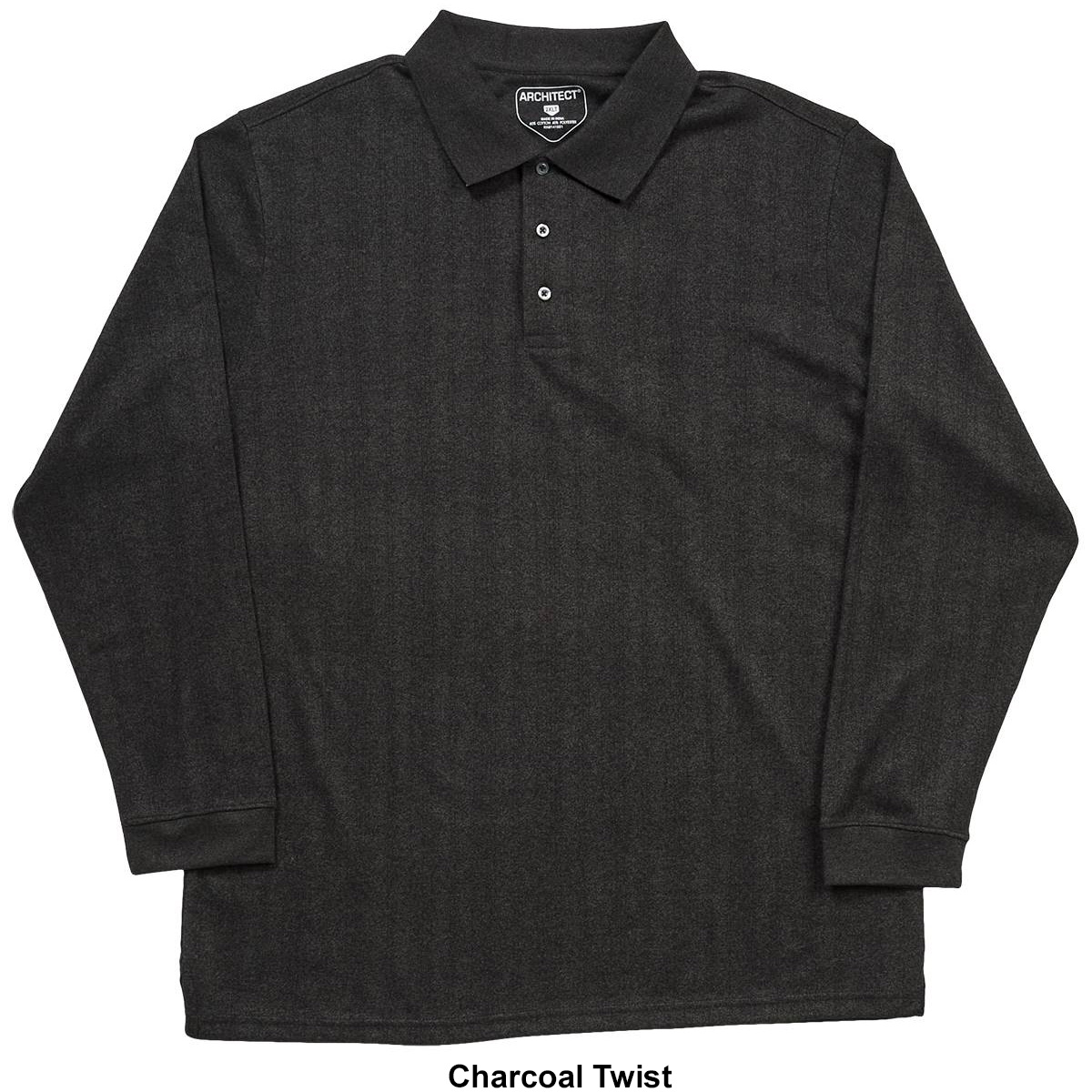 Mens Big & Tall Architect(R) Long Sleeve Interlock Polo