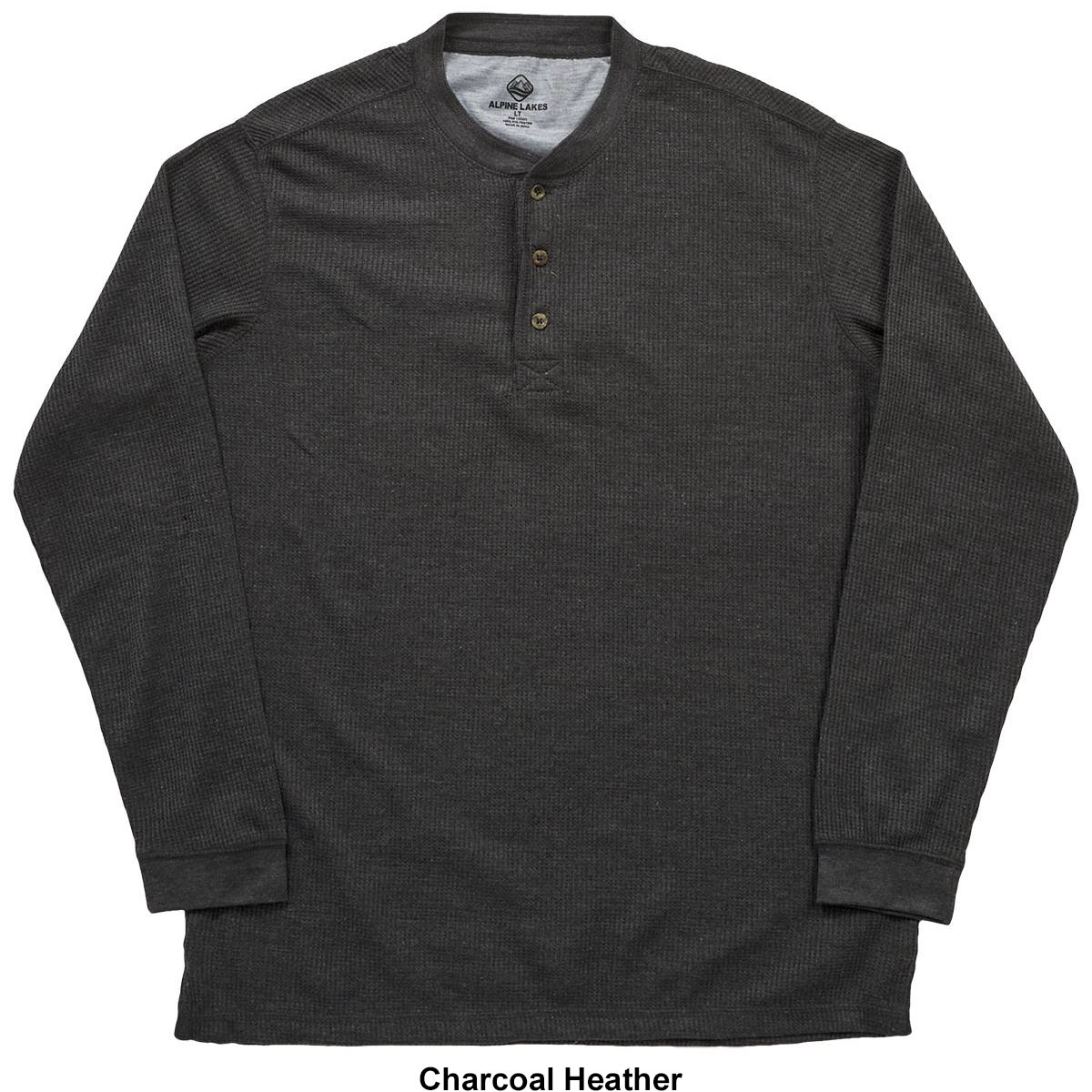 Mens Big & Tall Alpine Lakes Thermal Henley