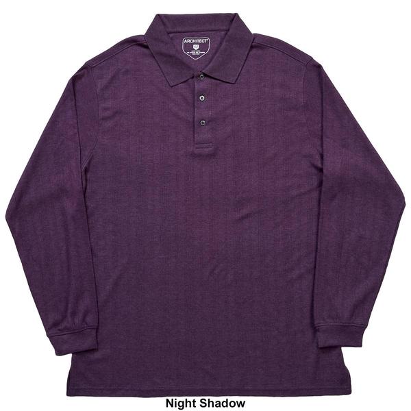Mens Big & Tall Architect(R) Long Sleeve Solid I-lock Polo alternate view