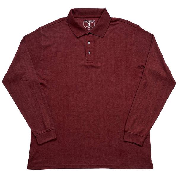 Mens Big & Tall Architect(R) Long Sleeve Solid Interlock Henley alternate view