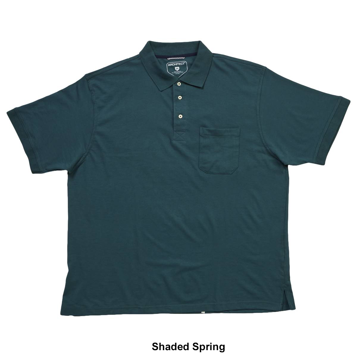 Mens Big & Tall Architect(R) Solid Jersey Polo With Pocket