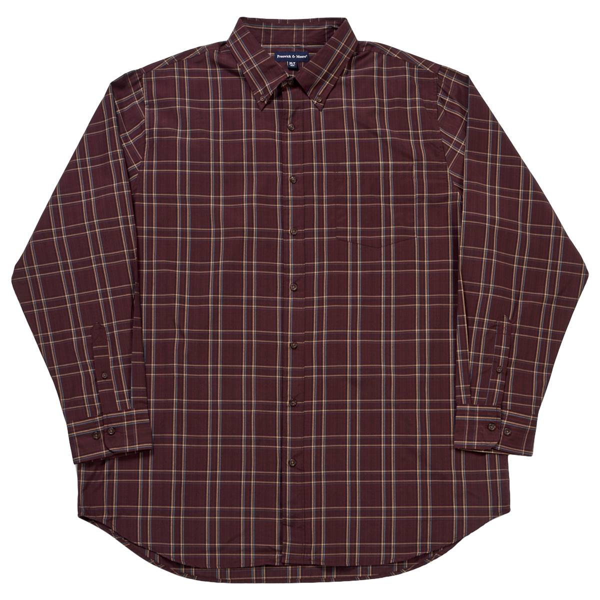 Mens Big & Tall Preswick & Moore Button Down Shirt