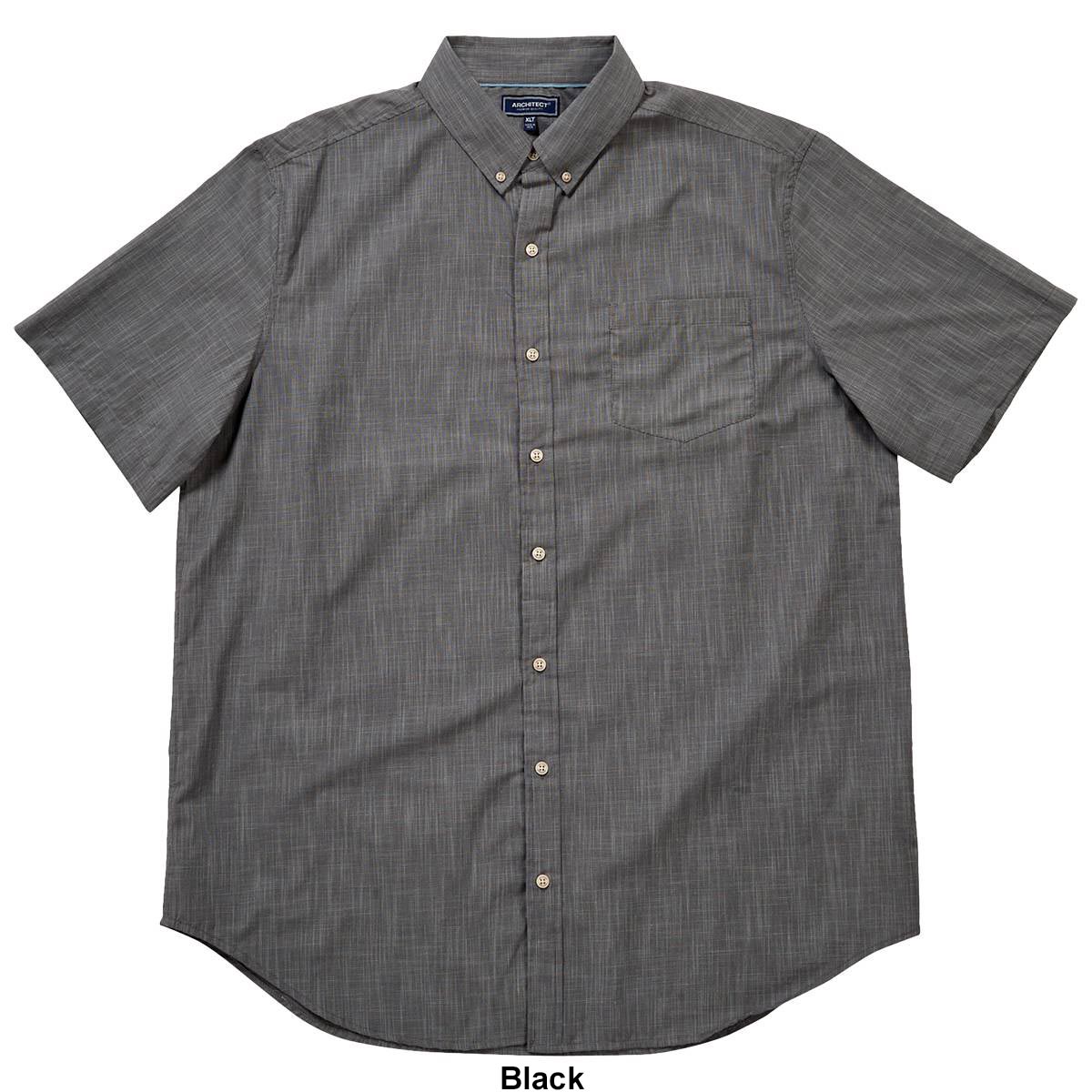 Mens Big & Tall Architect(R) Cross Hatch Button Down Shirt