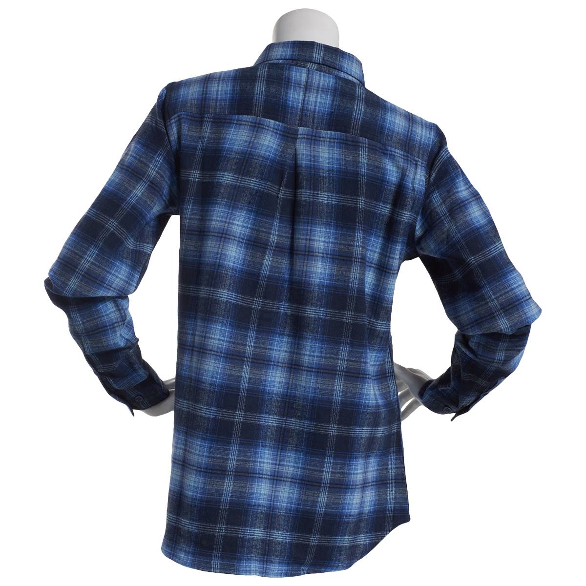 Plus Size Alpine Lakes Long Sleeve Casual Button Down Flannel