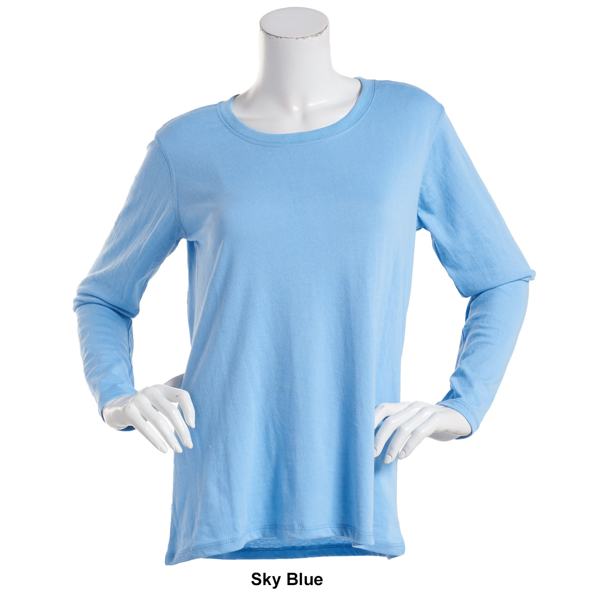 Womens Starting Point Super Soft Crew Neck Long Sleeve Tee