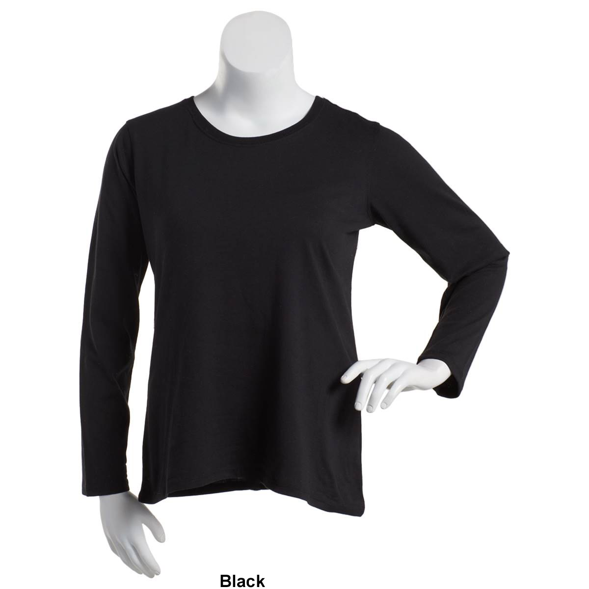 Womens Starting Point Super Soft Crew Neck Long Sleeve Tee