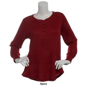 Womens Starting Point(R) Long Sleeve Thermal Henley alternate view