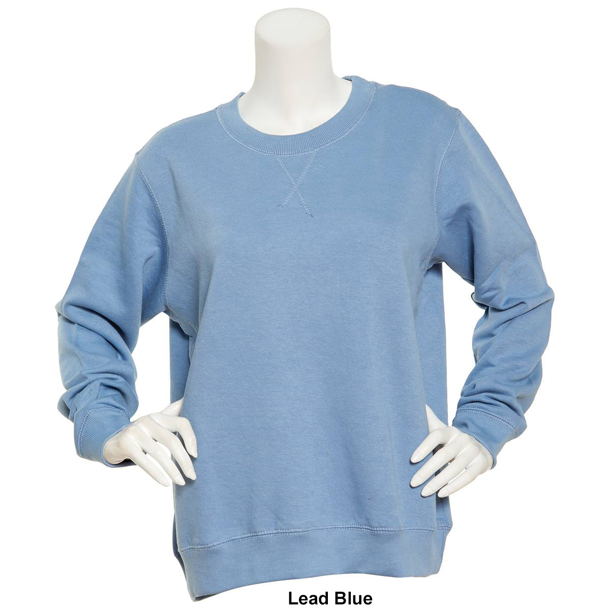 Plus Size Starting Point Ultrasoft Crew Neckline Sweatshirt