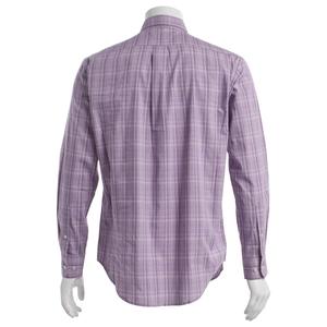 Mens Preswick & Moore(R) Regular Fit Plaid Dress Shirt - Purple alternate view
