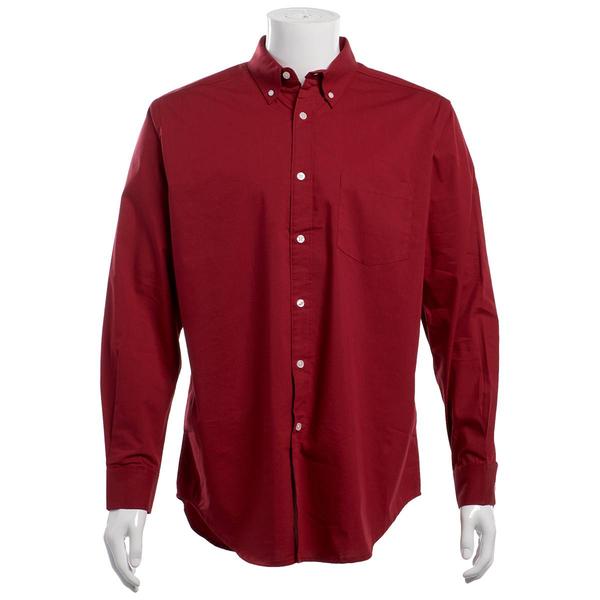 Mens Preswick & Moore(R) Long Sleeve Dress Shirt - Red Dahlia alternate view