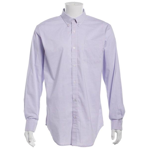 Mens Preswick & Moore(R) Regular Fit Stretch Dress Shirt - Purple alternate view