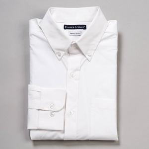 Mens Preswick & Moore(R) Regular Fit Stretch Dress Shirt - White