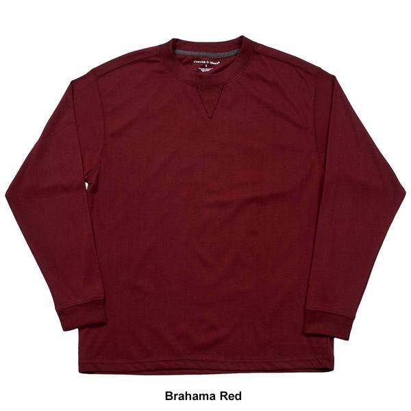 Mens Preswick & Moore(R) Long Sleeve V-Notch Pajama Shirt alternate view