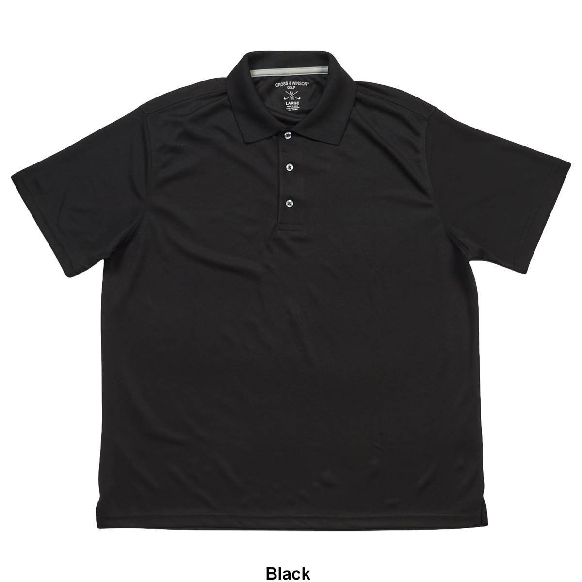 Mens Cross & Winsor Rice Stitch Polo