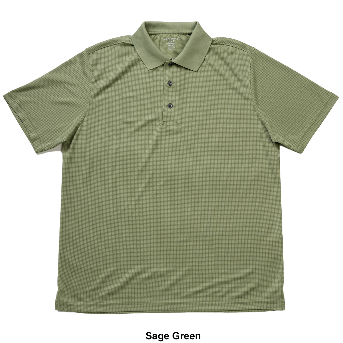 Mens Architect(R) Golf Grid Polyester Polo