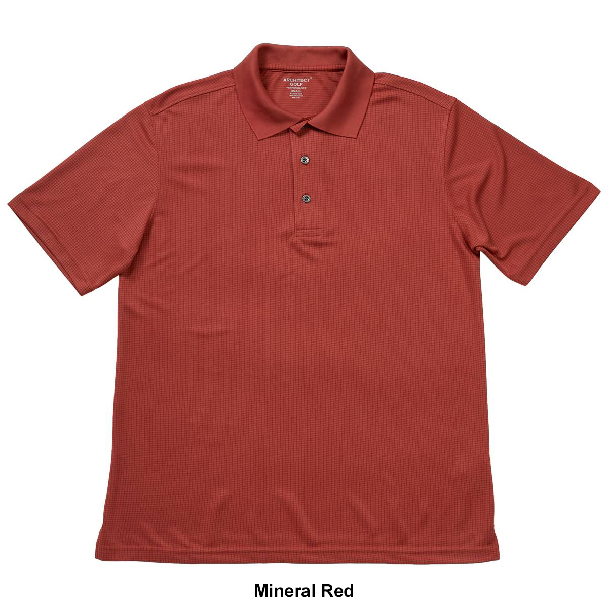 Mens Architect(R) Golf Grid Polyester Polo