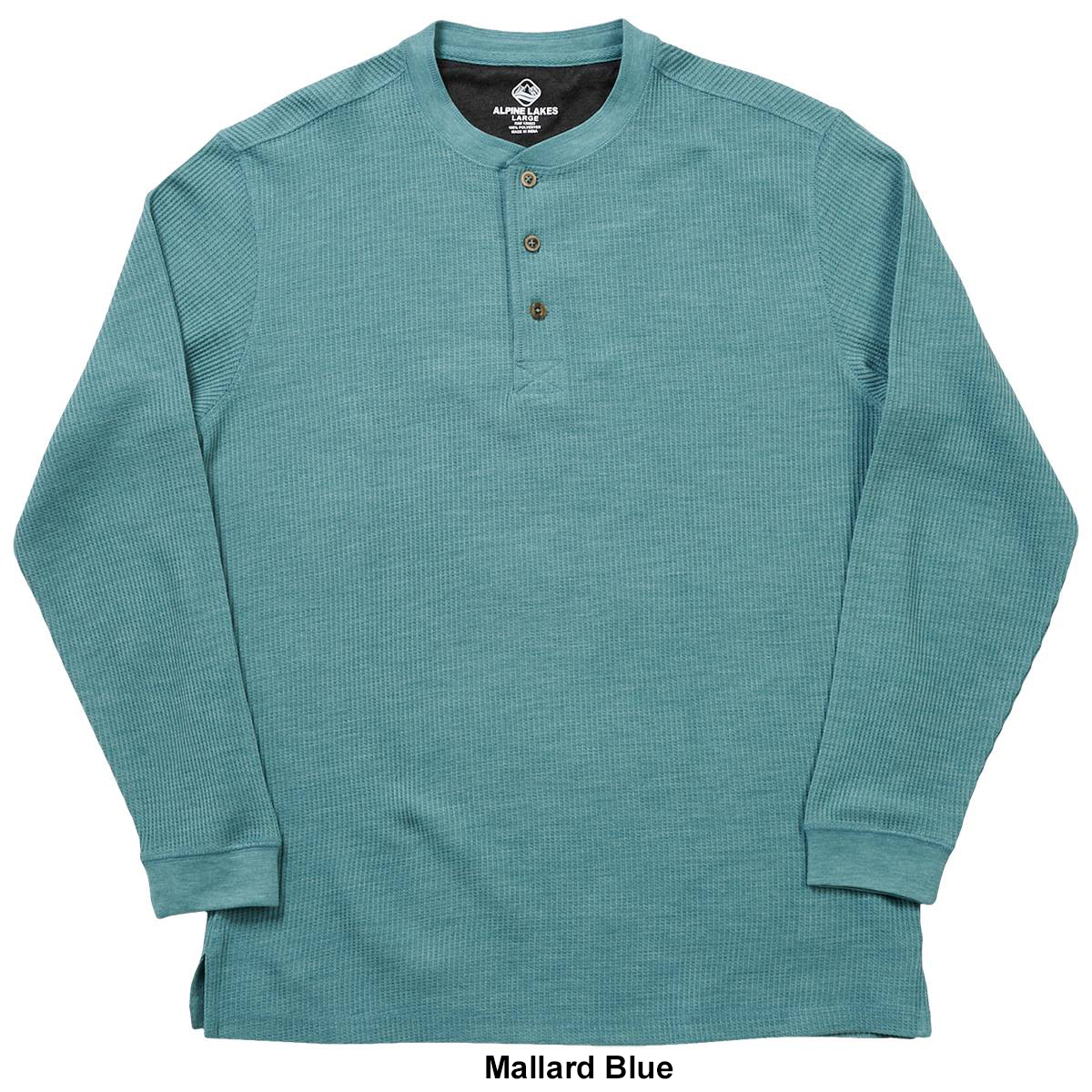 Mens Alpine Lakes Long Sleeve Thermal Henley