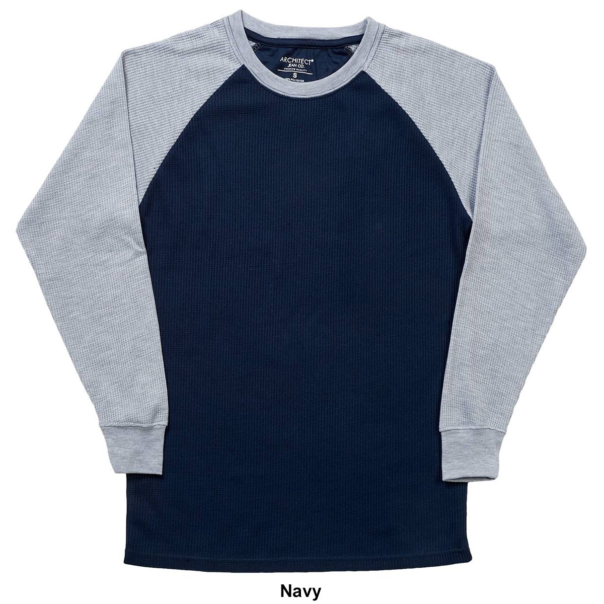 Young Mens Architect(R) Jean Co. Crew Neck Raglan Thermal