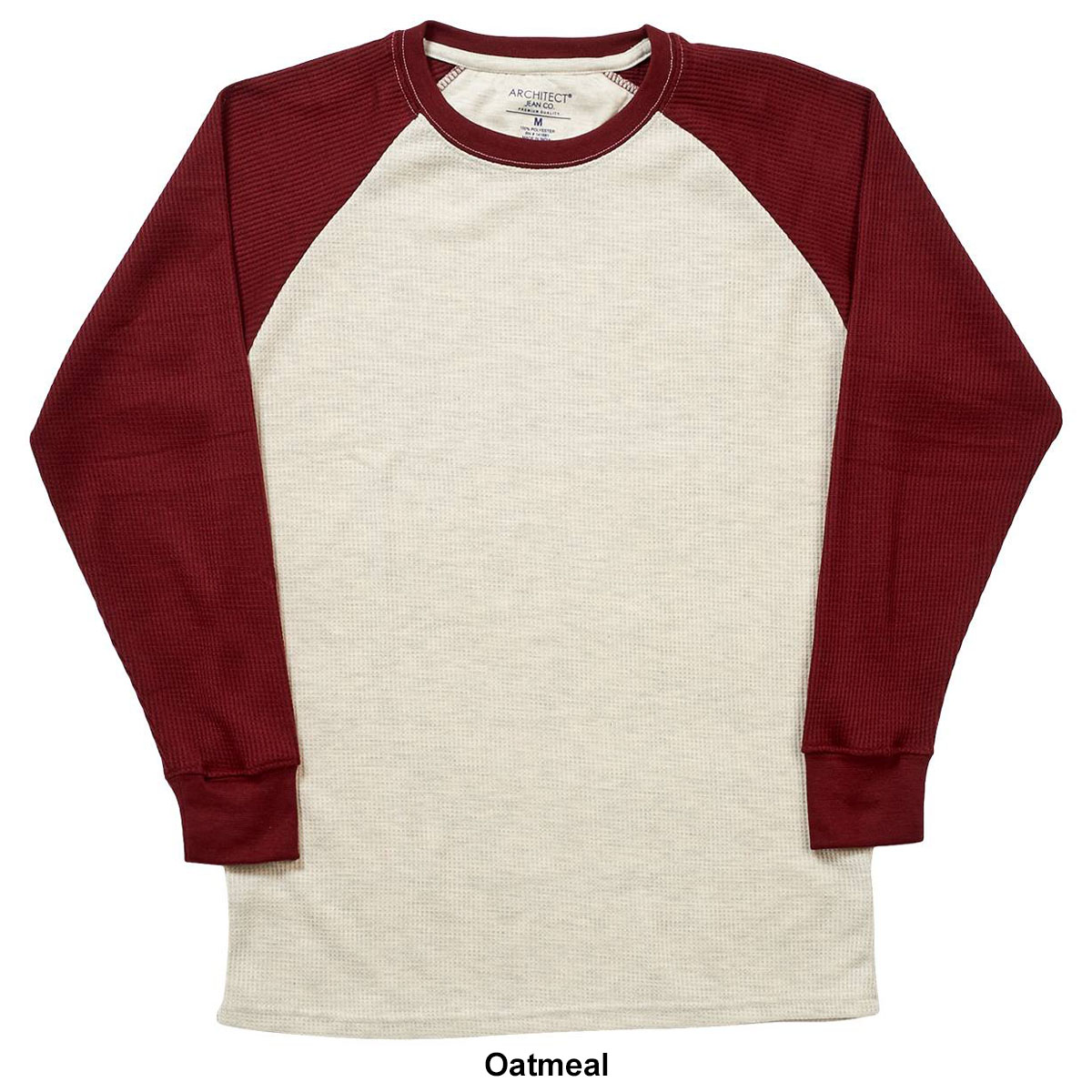 Young Mens Architect(R) Jean Co. Crew Neck Raglan Thermal