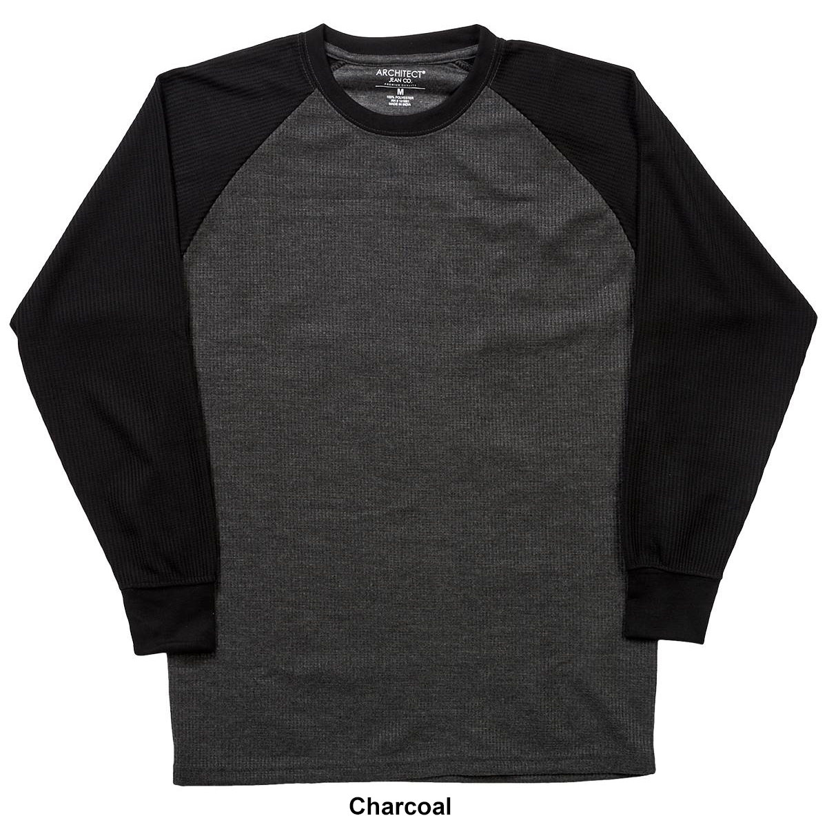 Young Mens Architect(R) Jean Co. Crew Neck Raglan Thermal