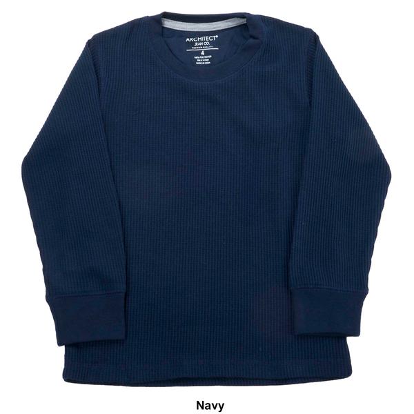 Boys (4-7) Architect(R) Jean Co. Solid Thermal Long Sleeve Top alternate view
