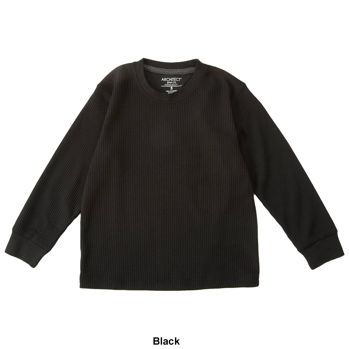 Boys (4-7) Architect(R) Jean Co. Solid Crew Neck Thermal Shirt