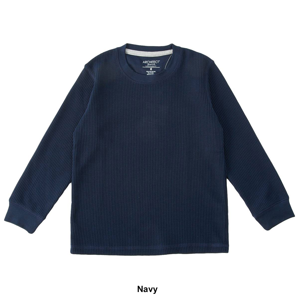 Boys (4-7) Architect(R) Jean Co. Solid Crew Neck Thermal Shirt