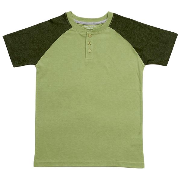Boys (8-20) Architect(R) Jean Co. Color Block Raglan Henley Tee