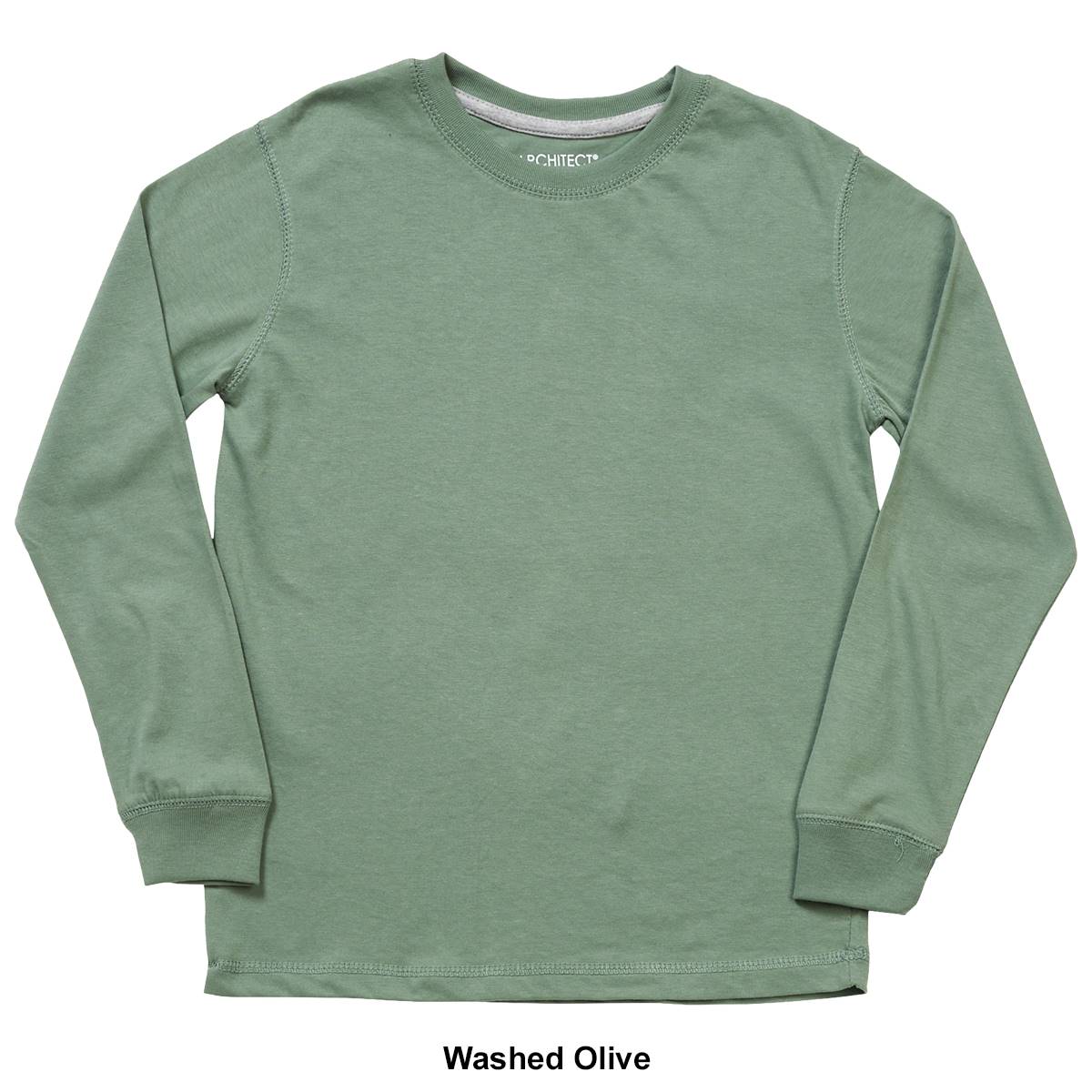 Boys (8-20) Architect(R) Jean Co. Long Sleeve Crew Neck Jersey Tee